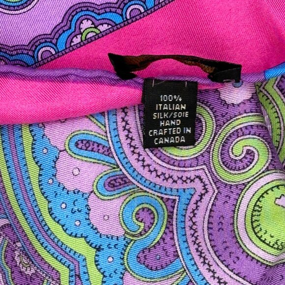 Set of 4 Italian Silk Pocket Squares - Picture 4 of 13